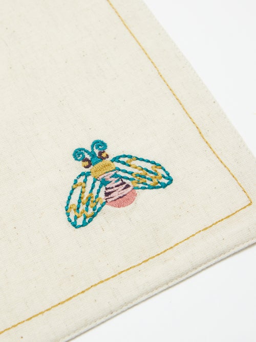 Setje met 2 placemats van linnenmix - Kiabi Home - Kiabi