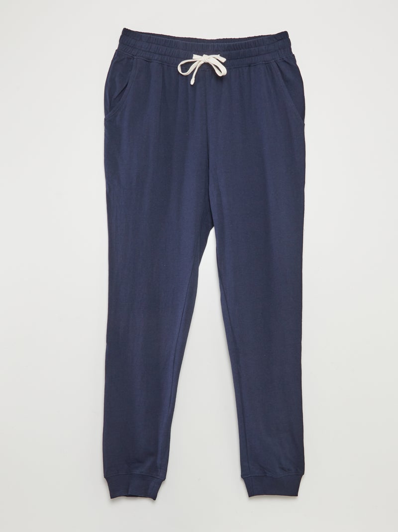 Setje met 2 pyjamabroeken BLAUW - Kiabi