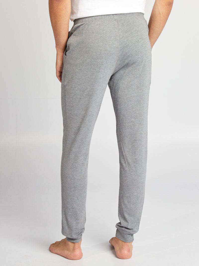 Setje met 2 pyjamabroeken ZWART - Kiabi