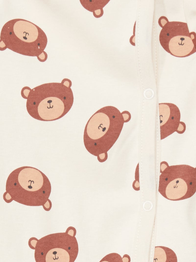 Setje met 2 pyjama's - So Easy BIEGE - Kiabi