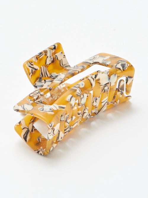 Setje met 2 rechthoekige haarklemmetjes - Kiabi