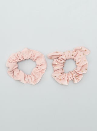 Setje met 2 scrunchies