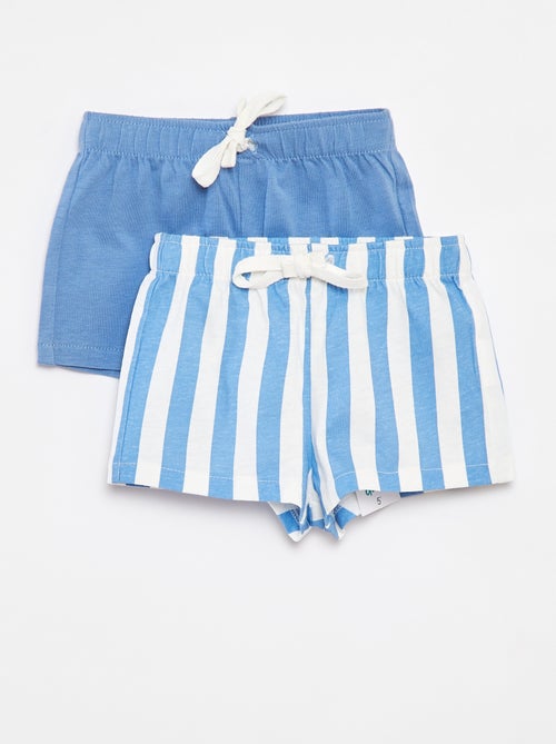 Setje met 2 shorts van jersey - 2-delig - Kiabi