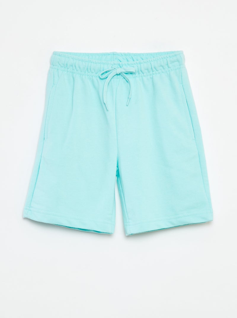 Setje met 2 shorts van joggingstof BLAUW - Kiabi