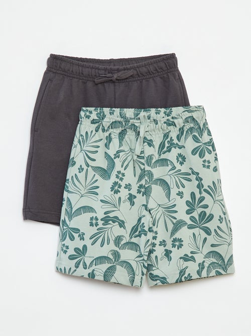Setje met 2 shorts van joggingstof - Kiabi