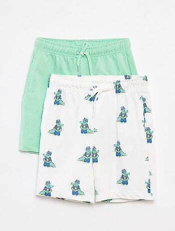 Setje met 2 shorts van joggingstof
