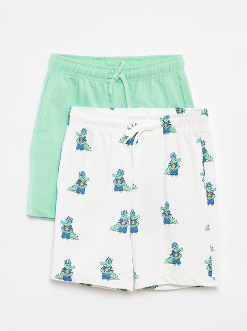Setje met 2 shorts van joggingstof - Kiabi