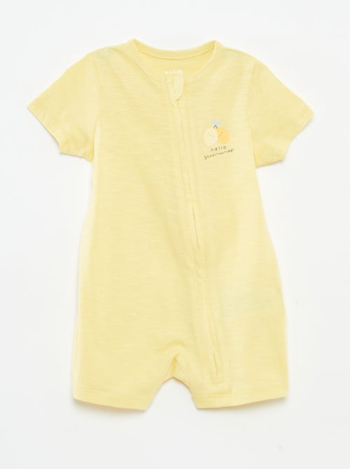 Setje met 2 slaappakjes met korte mouw - Kiabi