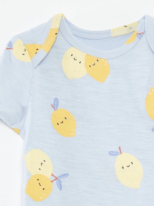 Setje met 2 slaappakjes met korte mouw - Kiabi