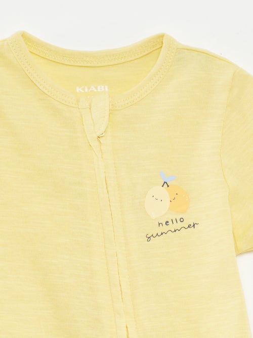Setje met 2 slaappakjes met korte mouw - Kiabi