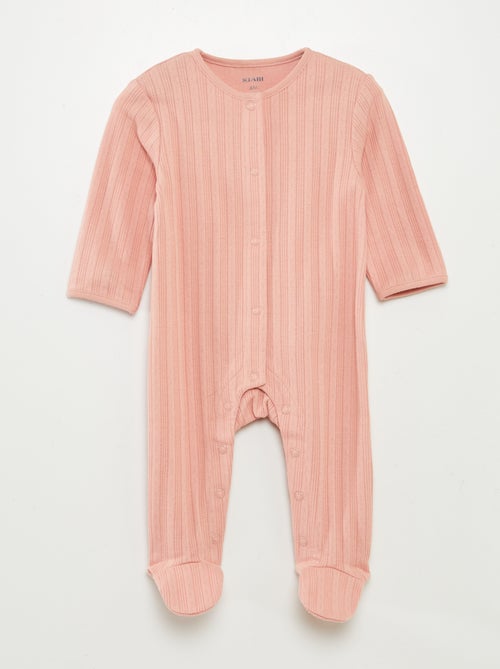 Setje met 2 slaappakjes met voetjes - Kiabi