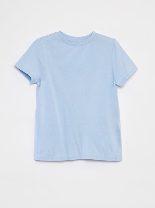 Setje met 2 T-shirts met korte mouw en ronde hals - Kiabi