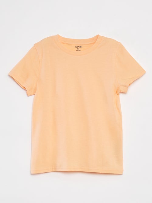 Setje met 2 T-shirts met korte mouw en ronde hals - Kiabi