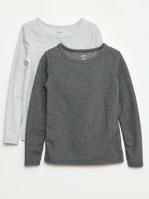 Setje met 2 T-shirts van thermostof - Kiabi