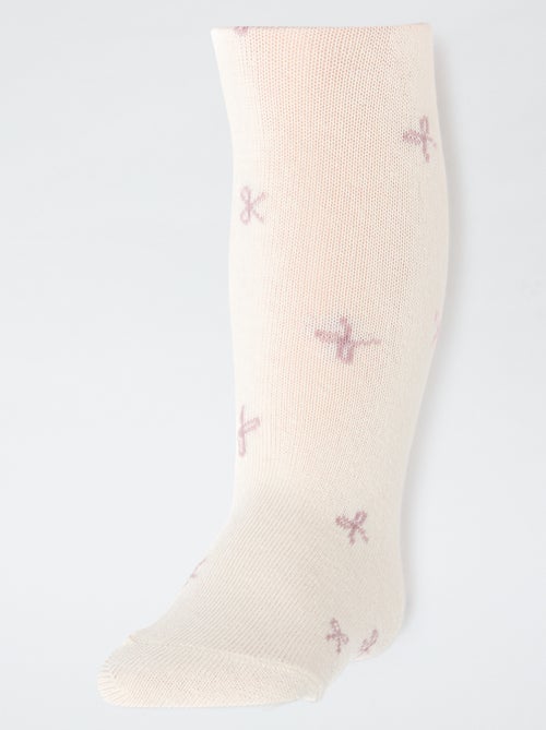 Setje met 2 warme kousenbroeken van jersey - Kiabi