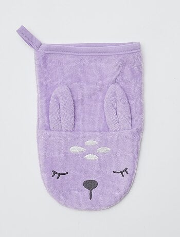 Setje met 2 washandjes met leuk detail