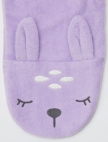 Setje met 2 washandjes met leuk detail