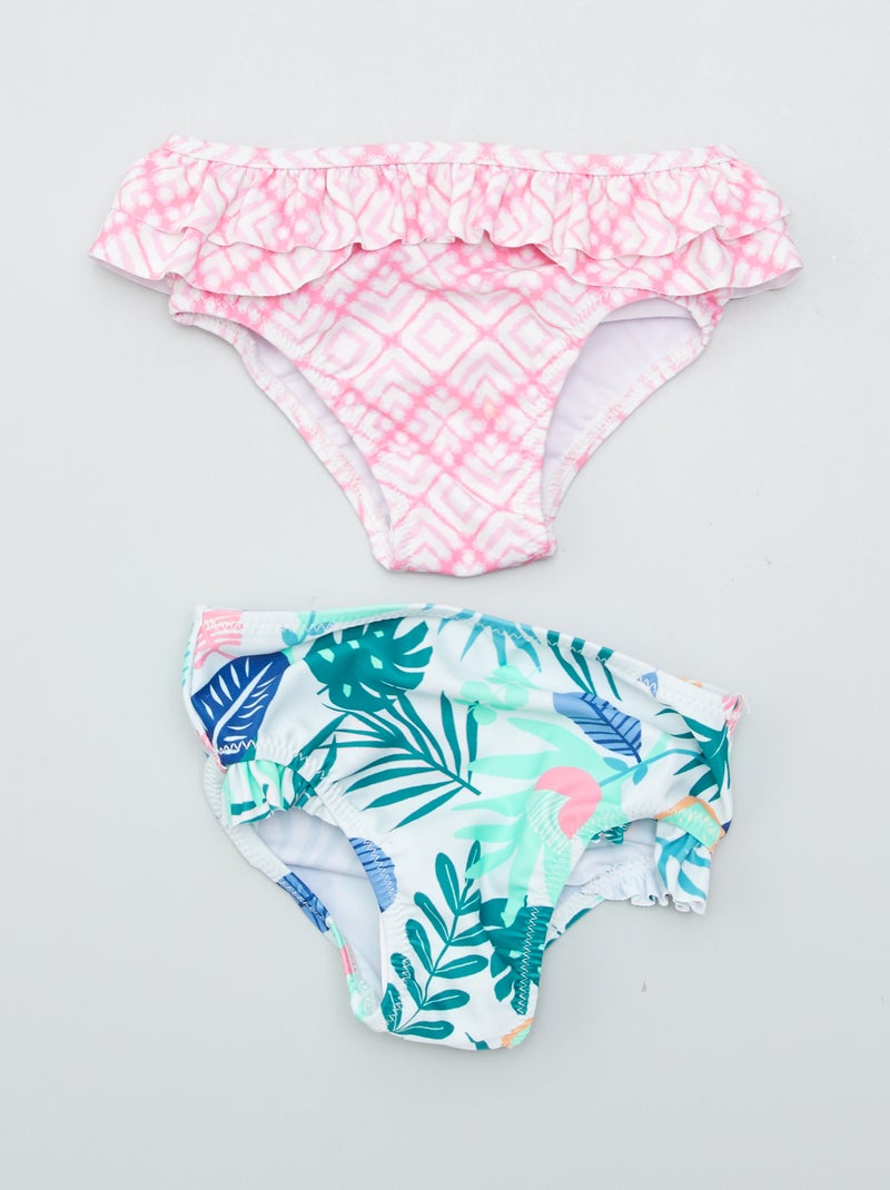 Setje met 2 zwembroekjes BLAUW - Kiabi