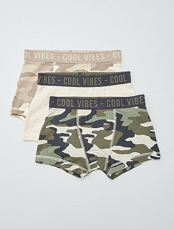 Set van 3 stretch boxershorts