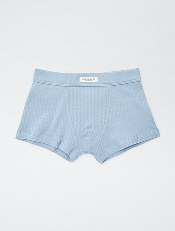 Setje met 3 boxershorts van ribstof