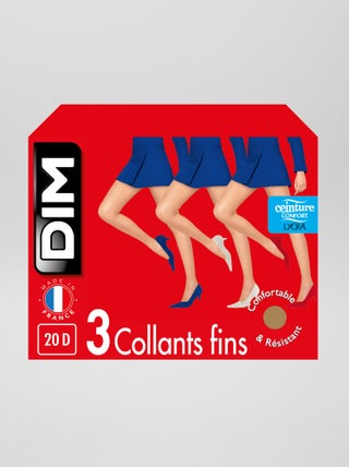 Setje met 3 DIM-panty's 20D