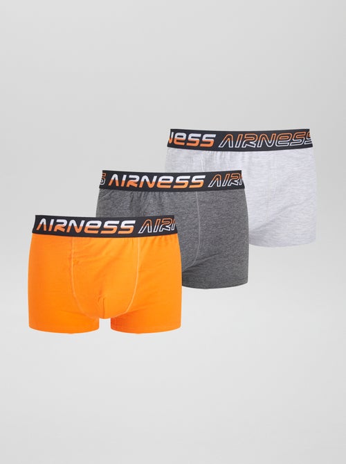 Setje met 3 effen boxershorts 'Airness' - Kiabi