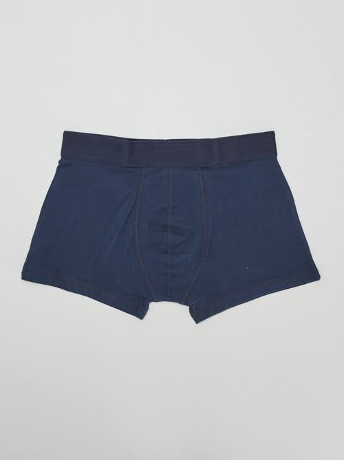 Setje met 3 effen boxershorts - Kiabi