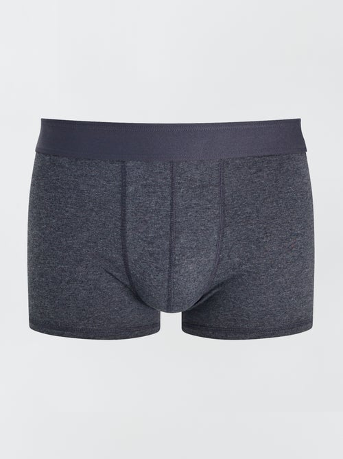 Setje met 3 effen boxershorts - Kiabi