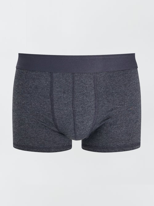 Setje met 3 effen boxershorts - Kiabi