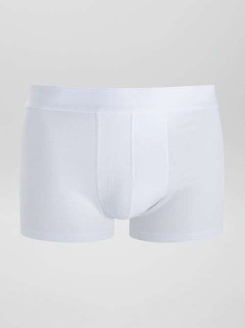 Setje met 3 effen boxershorts - Kiabi