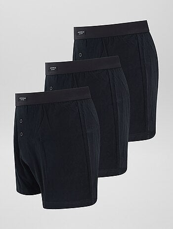 Setje met 3 effen boxershorts