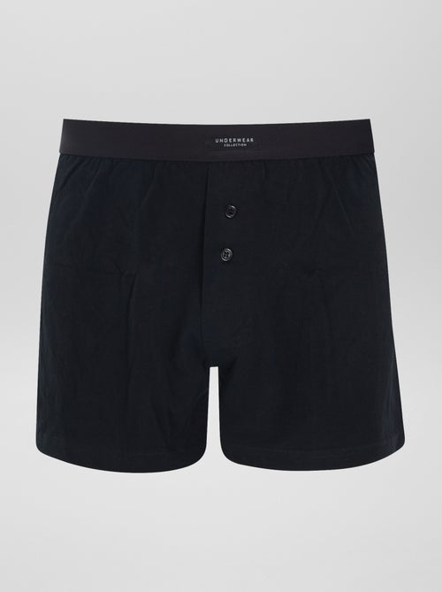 Setje met 3 effen boxershorts - Kiabi