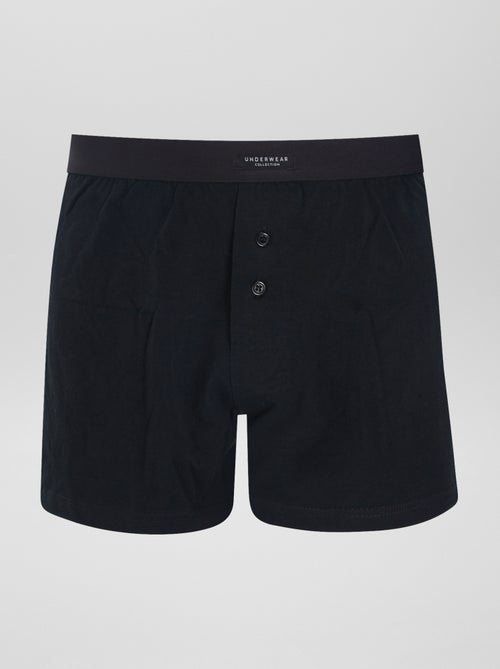 Setje met 3 effen boxershorts - Kiabi