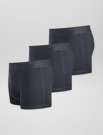Setje met 3 effen boxershorts