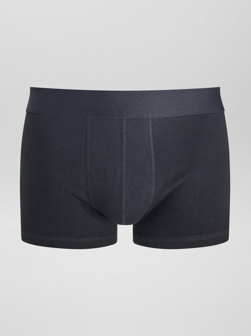 Setje met 3 effen boxershorts - Kiabi