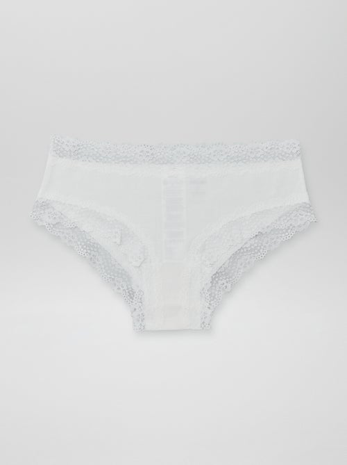 Setje met 3 hipsters van fijne ribtricot - Kiabi