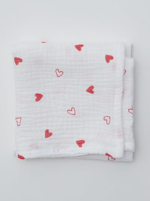 Setje met 3 hydrofiele doeken - Kiabi