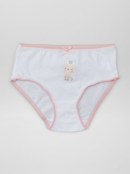 Setje met 3 katoenen onderbroekjes met print - Kiabi