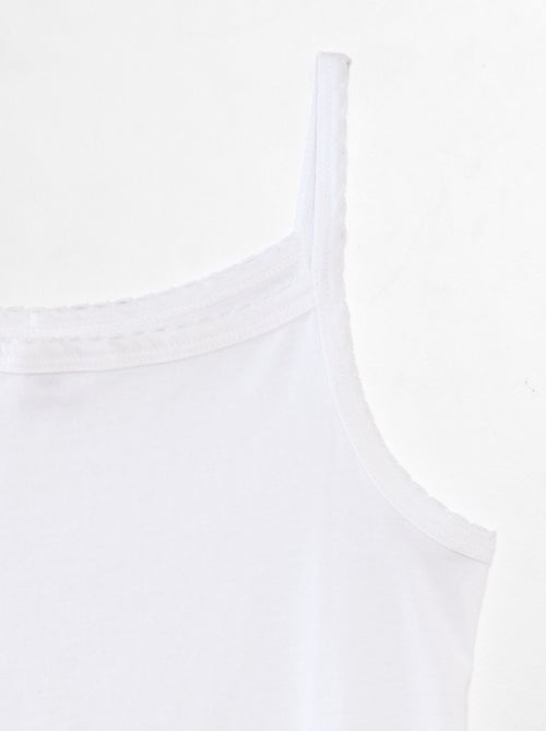 Setje met 3 katoenen singlets - Kiabi