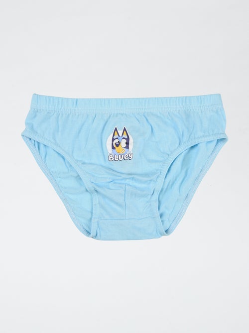 Setje met 3 katoenen slips 'Bluey' - Kiabi