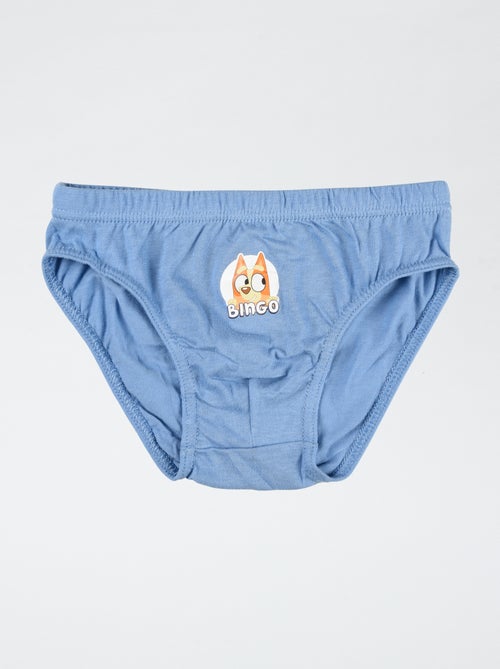 Setje met 3 katoenen slips 'Bluey' - Kiabi