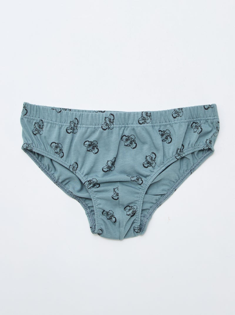 Setje met 3 katoenen slips 'Disney' Groen - Kiabi