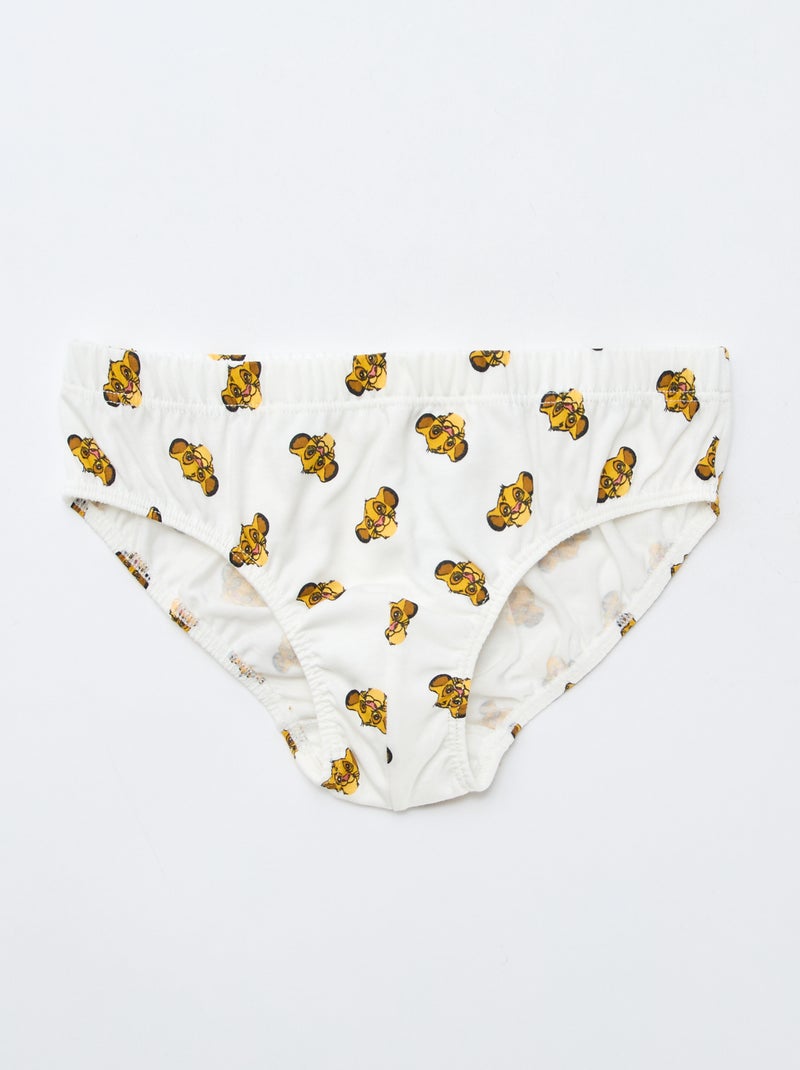 Setje met 3 katoenen slips 'Disney' Groen - Kiabi