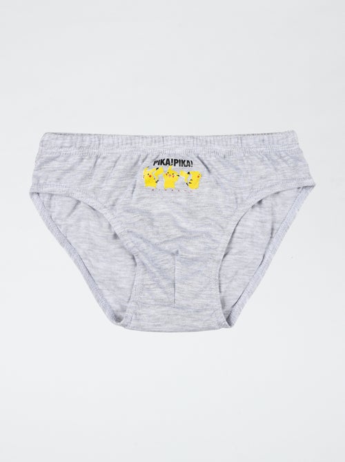 Setje met 3 katoenen slips 'Pokémon' - Kiabi