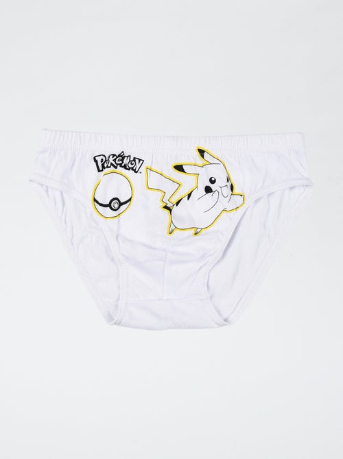 Setje met 3 katoenen slips 'Pokémon' - Kiabi