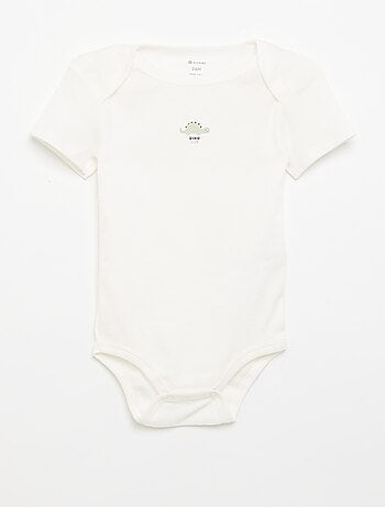 Setje met 3 katoenenbody's met print