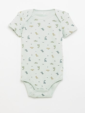 Setje met 3 katoenenbody's met print
