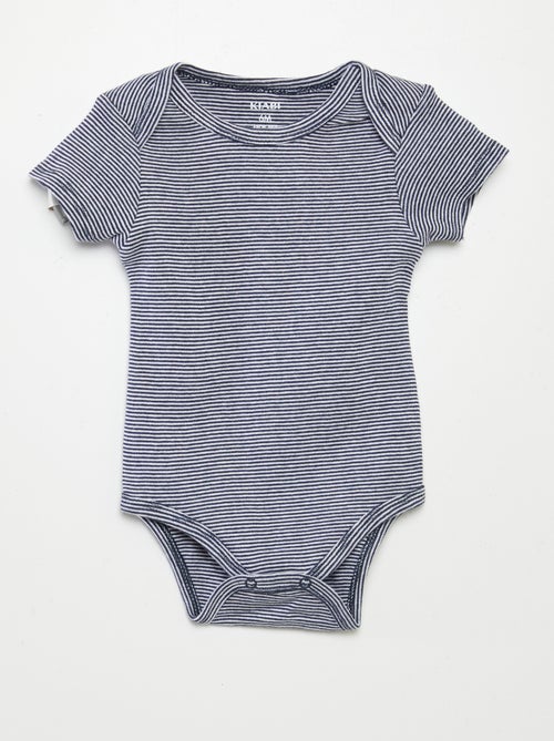 Setje met 3 katoenenbody's met print - Kiabi