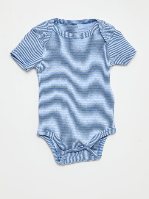 Setje met 3 katoenenbody's met print - Kiabi