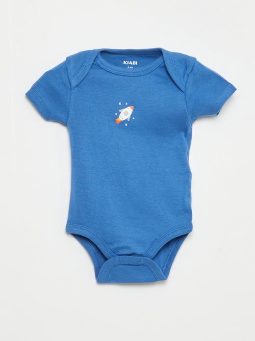 Setje met 3 katoenenbody's met print - Kiabi